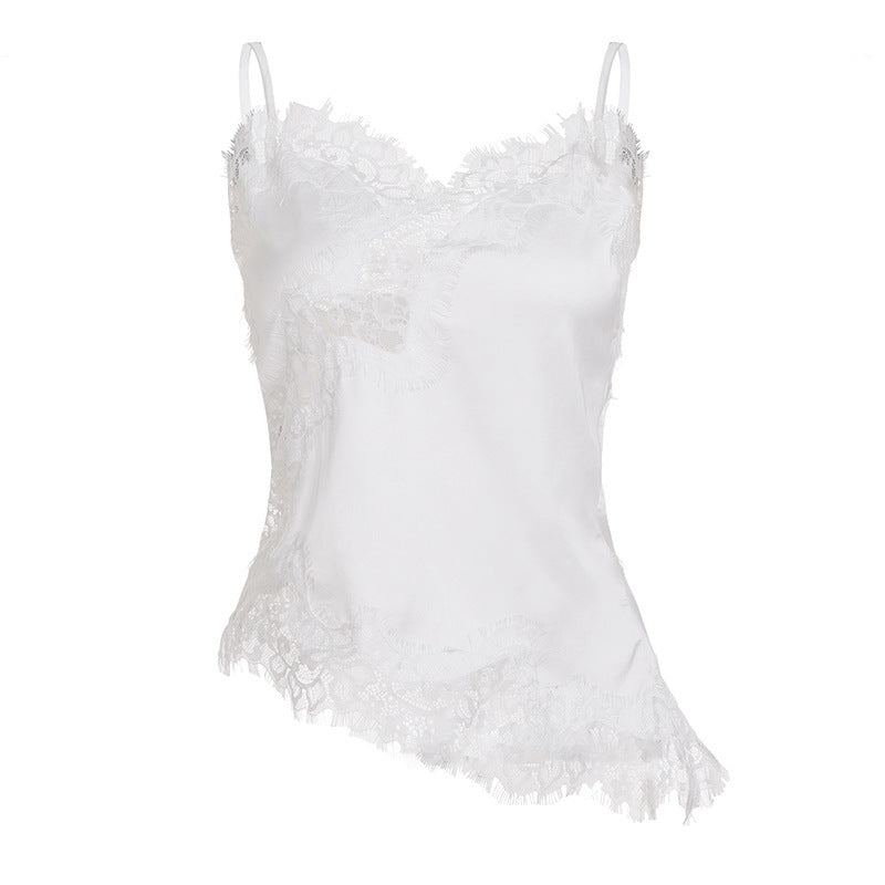 Damen Spitzen-Cami-Top mit verführerischen Details EB