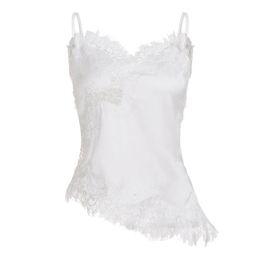 Damen Spitzen-Cami-Top mit verführerischen Details EB