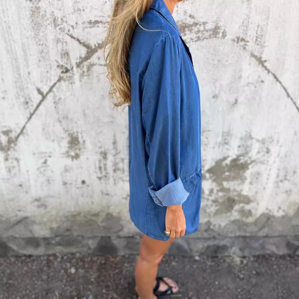 Damen entspannter Oversized Blazer EB