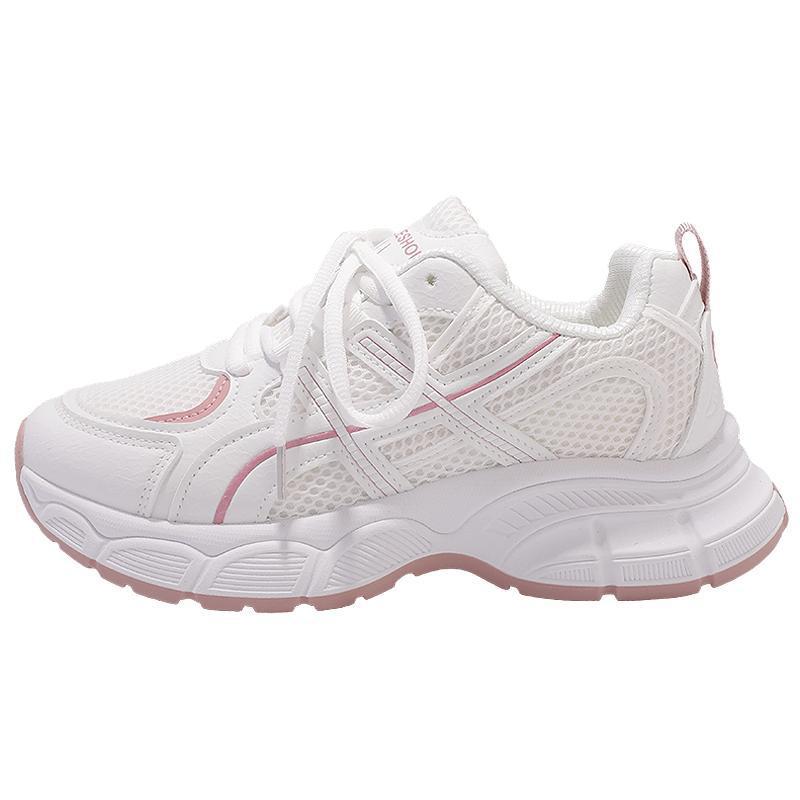 Damen Sportliche Mesh-Sneaker mit dämpfender Sohle und modernem Design EB