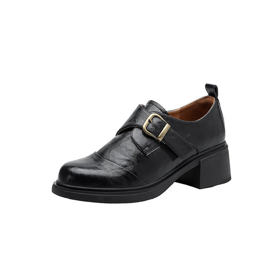 Damen Komfortable und stilvolle Schnür-Blockabsatzschuhe EB