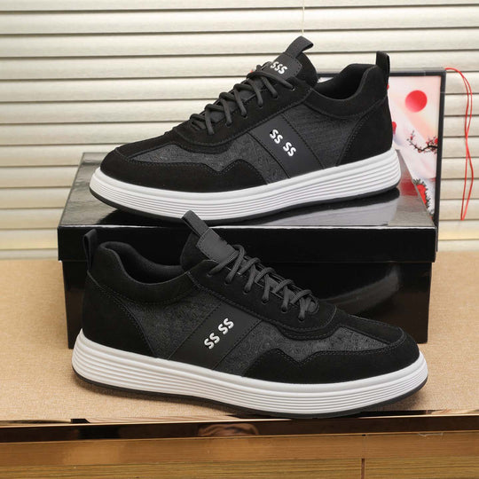 Damen Sportliche Sneakers mit atmungsaktiven Obermaterial und rutschfester Sohle EB