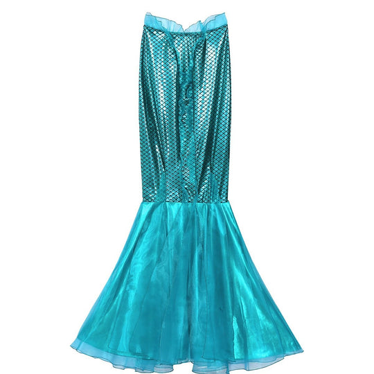 Damen Meerjungfrau-Kleid mit schimmerndem Oberteil und voluminösem Tüllrock R&B