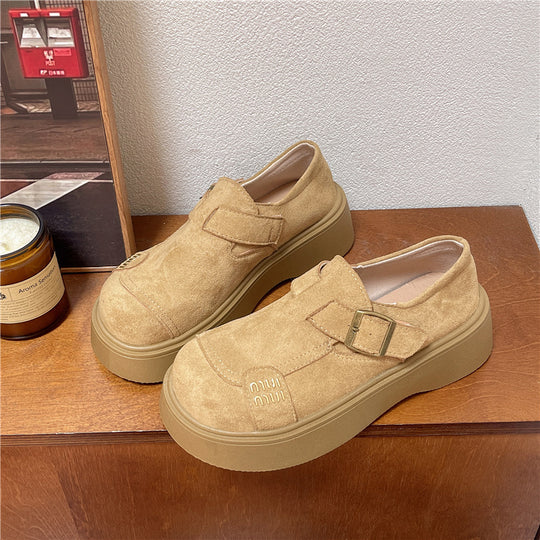 Damen bequeme Clogs mit modischer Schnalle EB