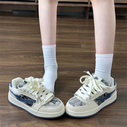 Damen Sportliche Sneakers mit einzigartigem Textil-Obermaterial und komfortabler Dämpfung EB