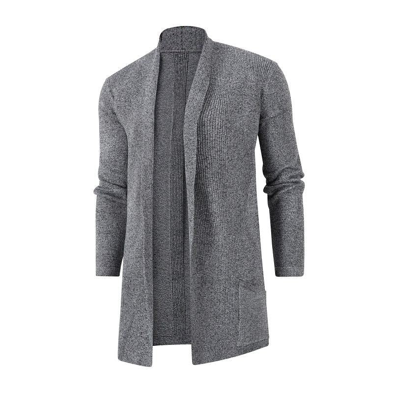 Damen Strickjacke mit offenem Design und langen Ärmeln EB
