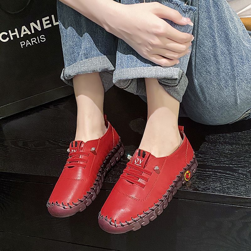 Damen Bequeme und stilvolle Alltagschuhe mit feinem Handstich EB