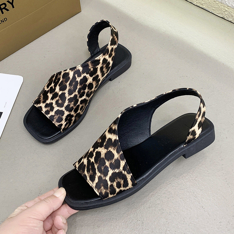Damen Sandalen mit modischem Denim-Design und komfortablem Fußbett EB