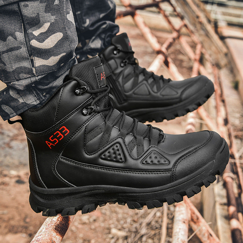 Herren Höhenwanderstiefel mit rutschfester Sohle und wasserdichtem Obermaterial EB