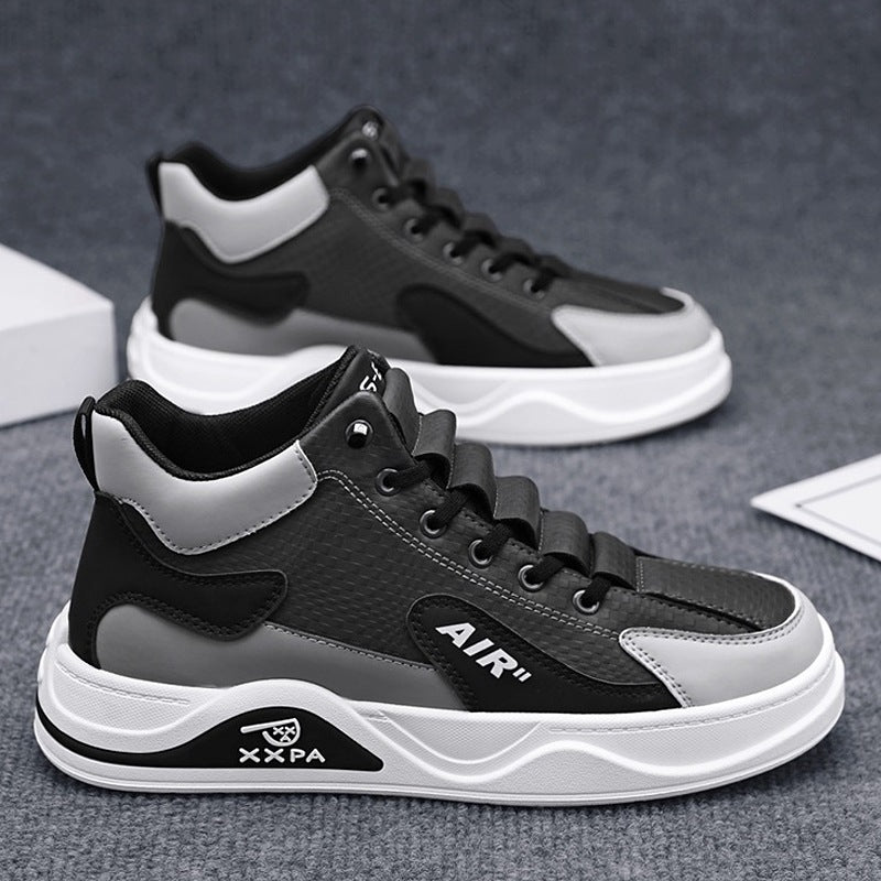 Herren Sportliche High-Top Sneakers mit rutschfester Sohle und atmungsaktivem Obermaterial EB