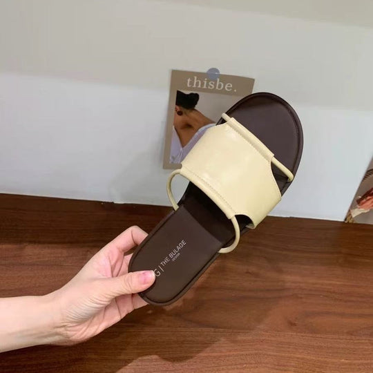 Damen modische Pantoletten mit stilvollen Riemchen und ergonomischem Fußbett EB