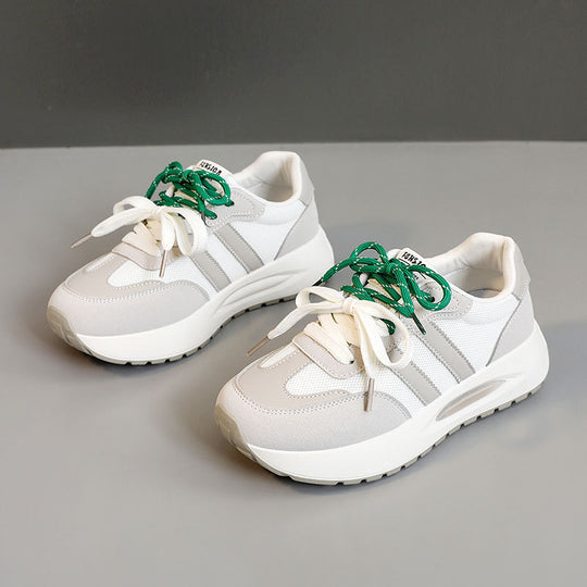Damen Chunky Sneaker mit atmungsaktiver Mesh-Oberfläche und dämpfender Sohle EB