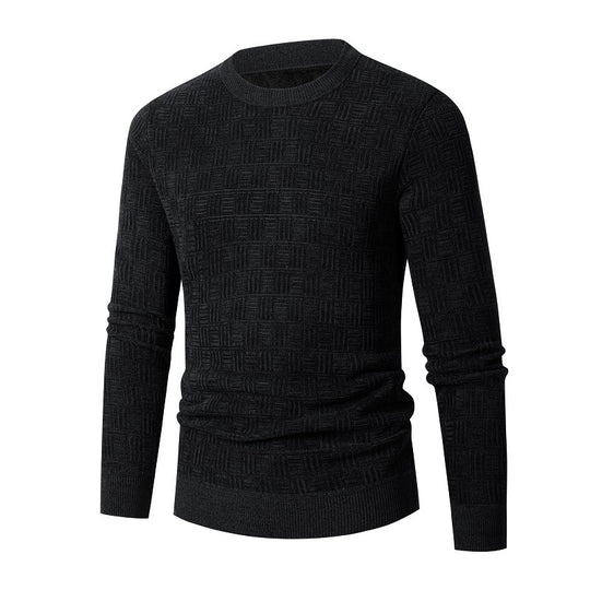 Herren modischer Strickpullover mit einzigartigem Strukturdesign EB