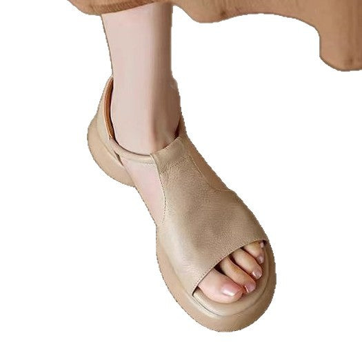 Damen modische Sandalen mit ergonomischem Fußbett und rutschfester Sohle EB