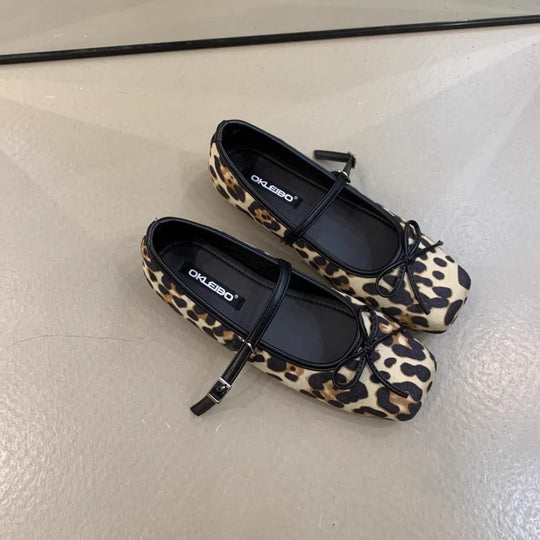 Damen Ballerinas mit dekorativem Schleifenakzent und bequemer Fußbettung EB