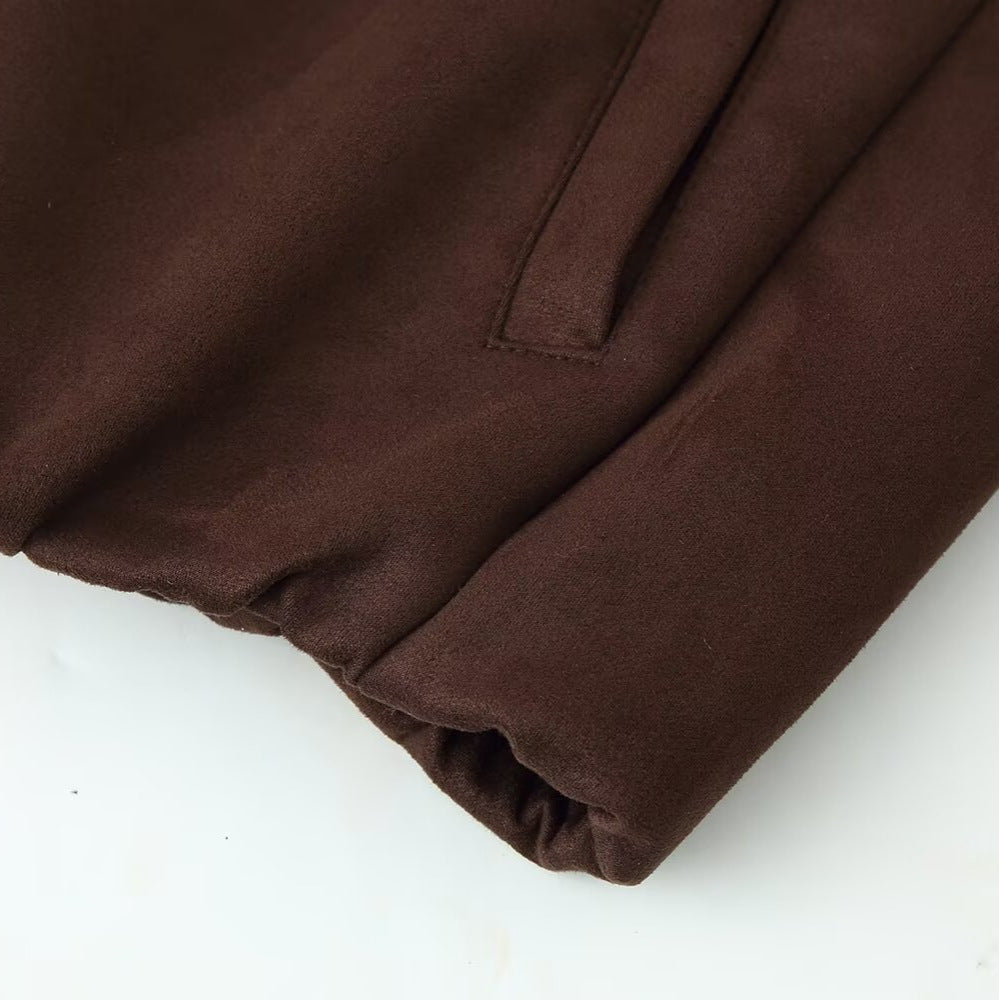 Damen elegante Steppjacke mit hohem Kragen EB