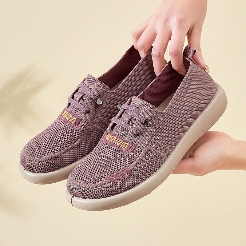 Damen Atmungsaktive Freizeitschuhe mit elastischem Obermaterial EB