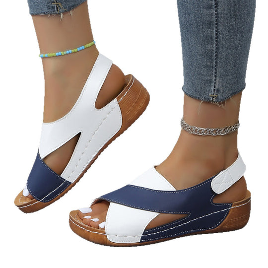 Damen Komfortable und stylische Sandalen mit Tragekomfort und modischen Ausschnitten EB