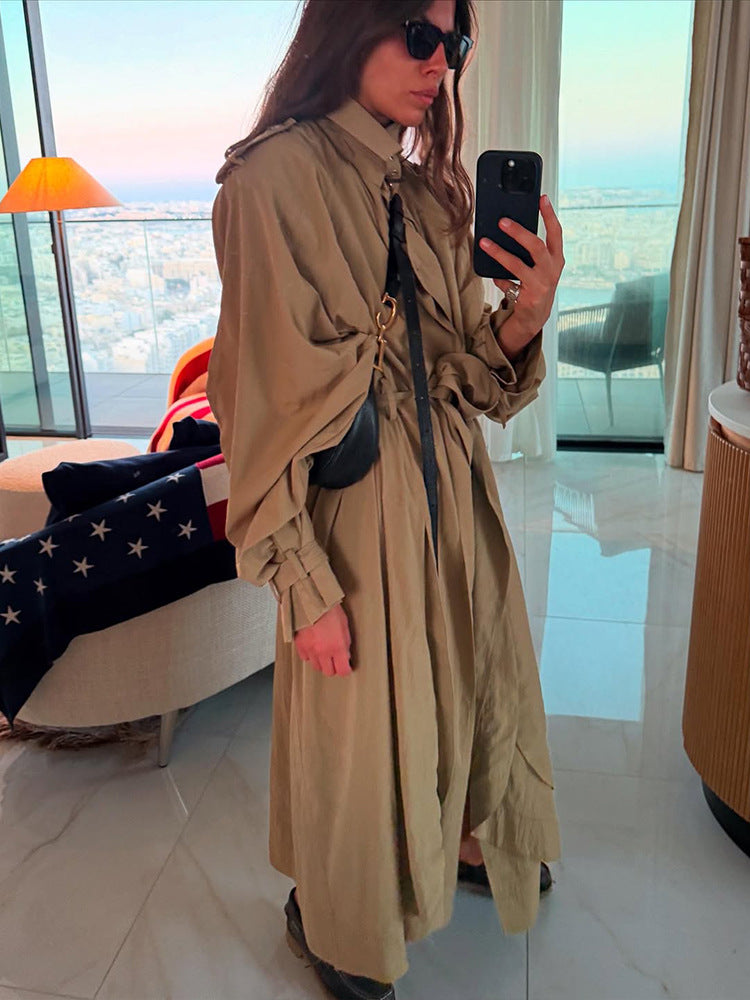 Damen Oversized Trenchcoat EB