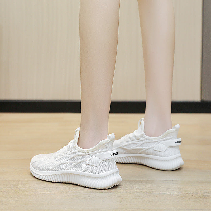 Damen Sportliche Lifestyle-Sneaker mit atmungsaktivem Obermaterial und rutschfester Sohle EB