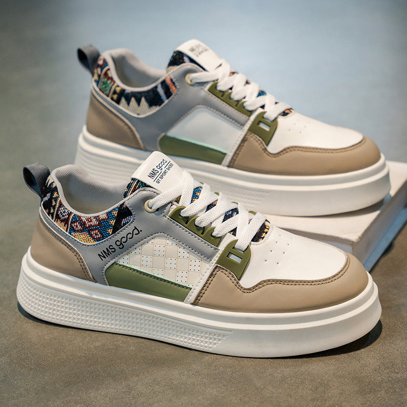 Damen Sportliche und modische Sneakers mit farbenfrohem Obermaterial EB