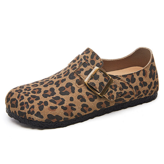 Damen Modische Clogs mit Pferdeschweif-Muster EB