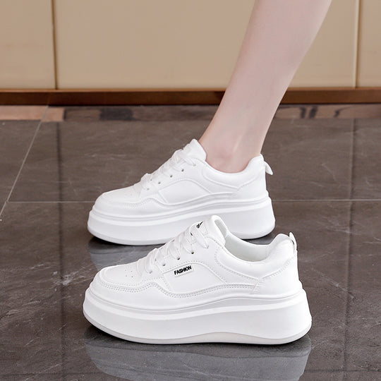 Damen chunky Sneakers mit extrahohen Laufsohlen und eleganter Optik EB