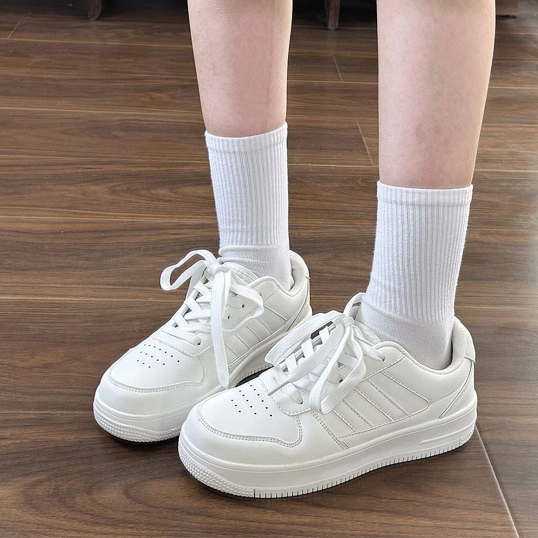 Damen Sportliche Sneakers mit modischem Streifen-Design EB