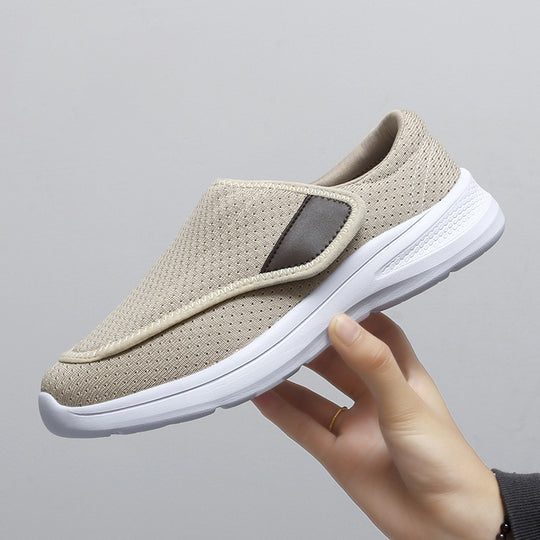 Damen Atmungsaktive Slip-On Sneakers mit elastischem Einstieg EB