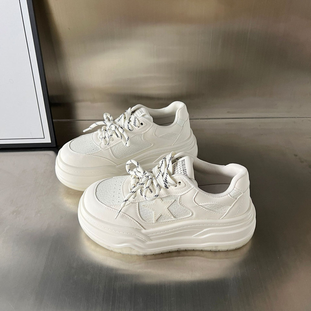 Damen Chunky Sneakers mit stabiler Plattform und atmungsaktiver Obermaterialbeschaffenheit EB