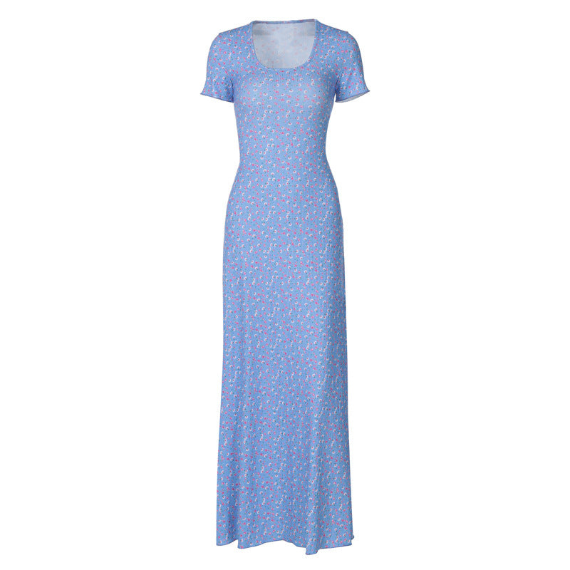 Damen Maxikleid mit floralem Muster EB