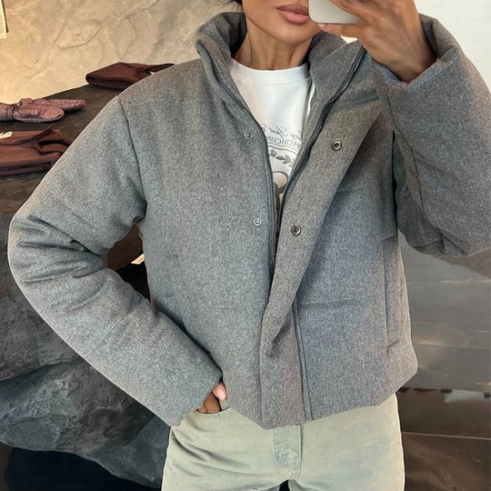 Damen kuschelige und warme Steppjacke EB