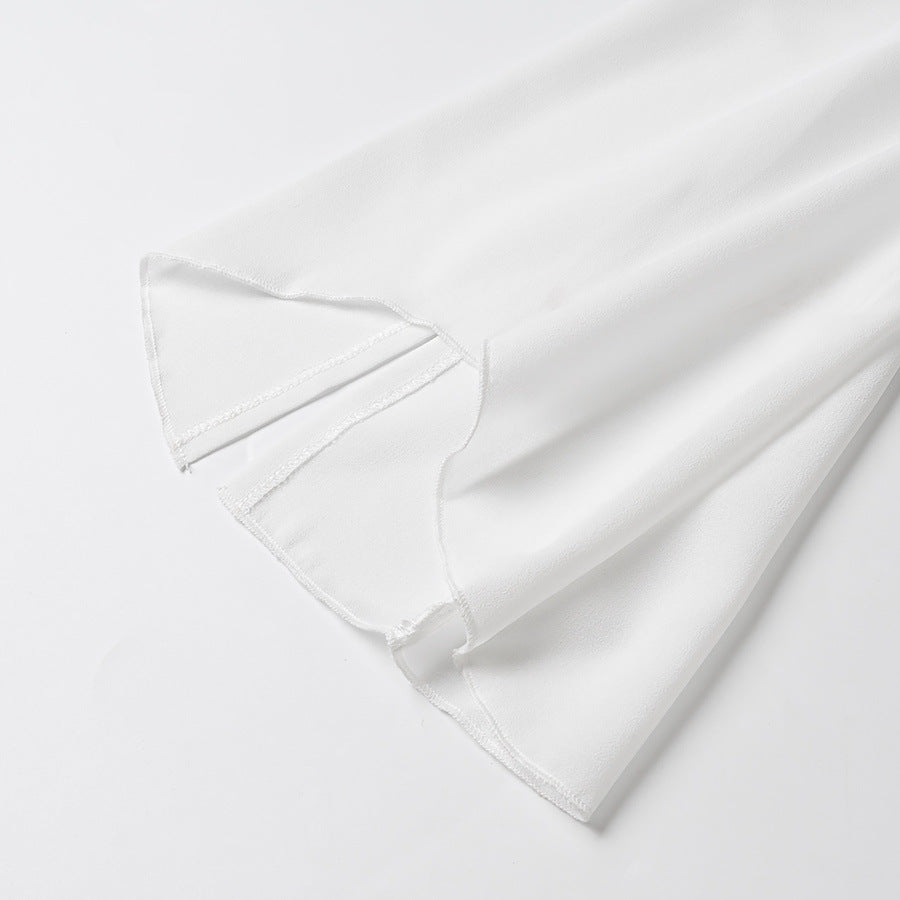 Damen Elegant geschnittene Bluse mit Rüschendetails EB