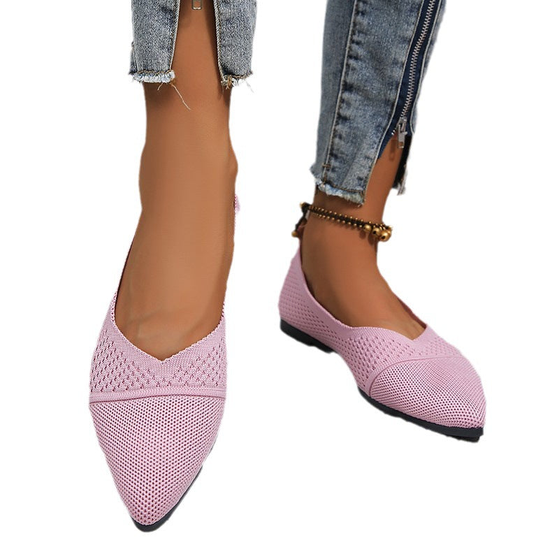 Damen Slingback-Ballerinas mit atmungsaktivem Netzdesign und flexiblem Fußbett EB