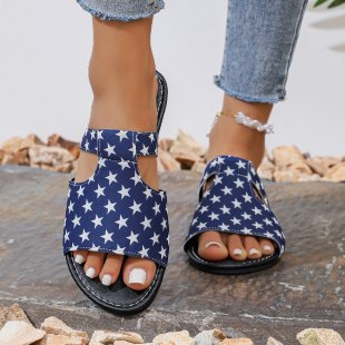 Damen Blumige Sandalen im modernen Design EB