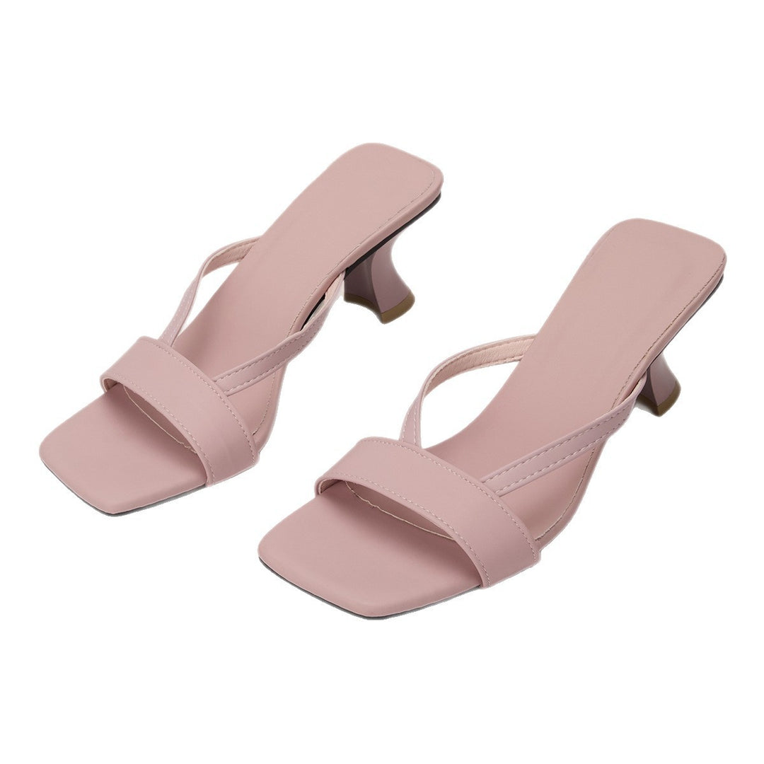 Damen Offene High-Heel Sandalen mit angesagtem Design EB
