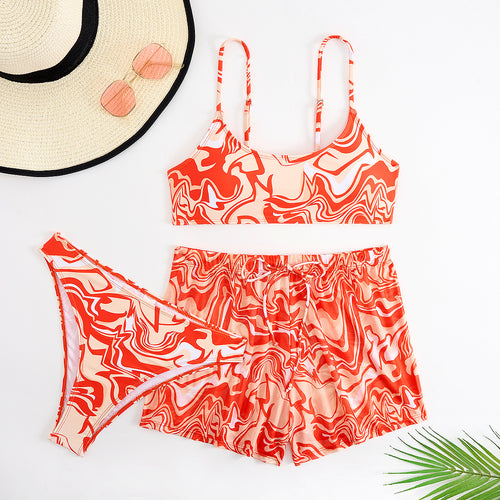 Damen Bikiniset mit innovativem Muster EB