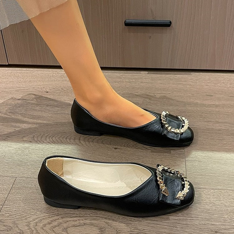 Damen Ballerinas mit extravaganten Schmuckdetails EB