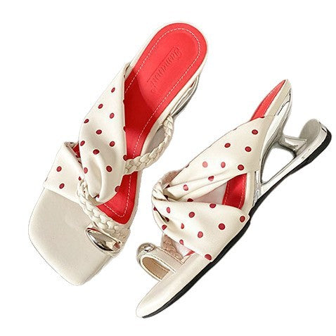 Damen modische Sandalen mit dekorativem Schleifen-Design EB