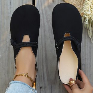 Damen Komfortable Einlegesohlen-Clogs mit flexibler Schnürung EB
