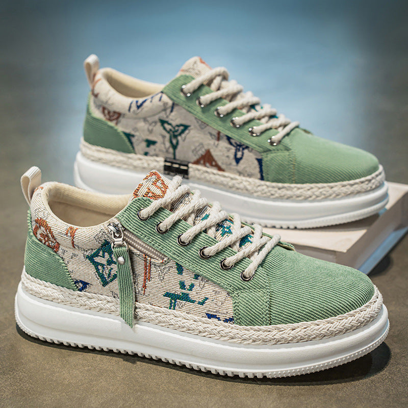 Damen Sportliche Sneaker mit einzigartigem grafischem Muster und dämpfender Sohle EB