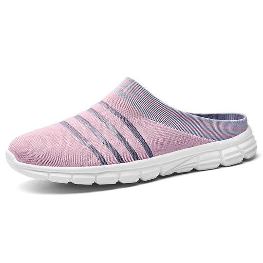 Damen Bequeme Clogs mit atmungsaktivem Obermaterial und rutschfester Sohle EB