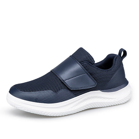 Damen Sportliche Slip-On Sneakers mit elastischem Klettverschluss EB