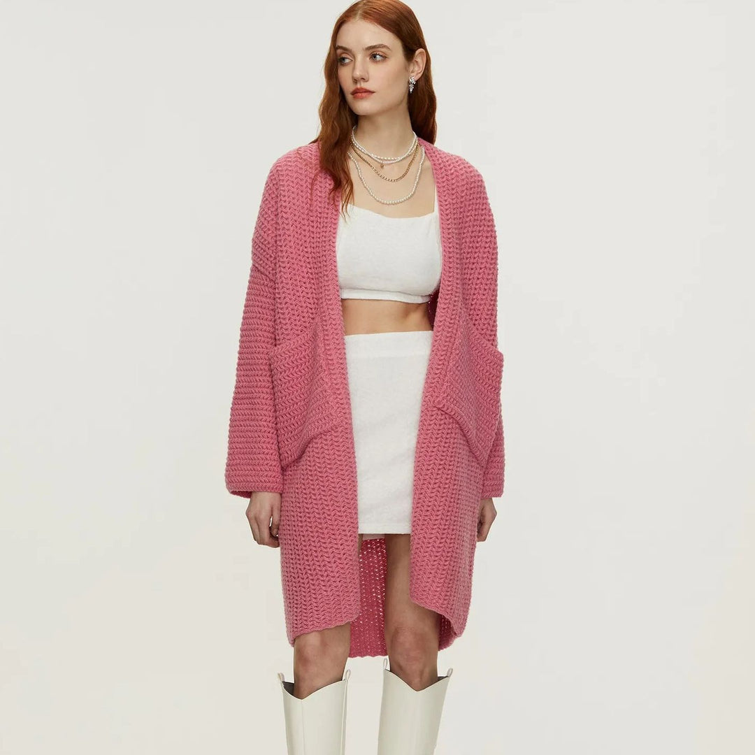 Damen Strickjacke mit Taschen EB
