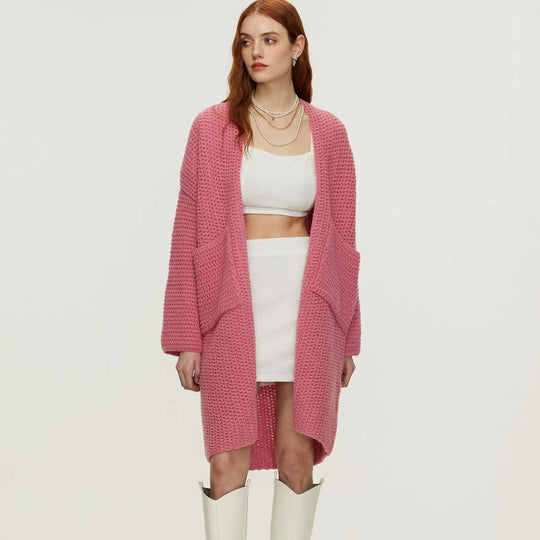 Damen Strickjacke mit Taschen EB