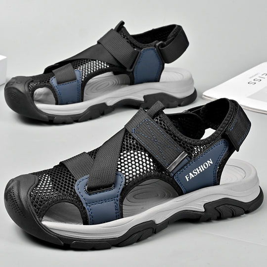 Damen Atmungsaktive Sport-Sandalen mit rutschfester Sohle und verstellbaren Riemen EB