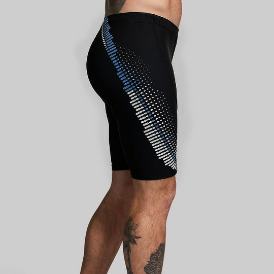 Herren Schwimmshorts mit kompressiver Passform und stylischen Designelementen EB