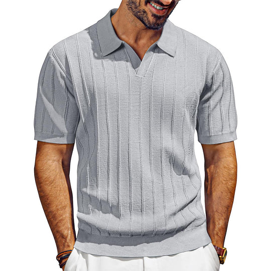 EB | Mesh-Loch hohler Strickpullover