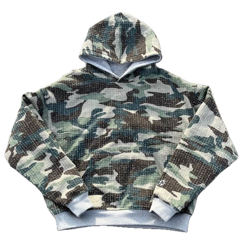 Damen Kapuzenpullover mit modernen Camouflage-Innenfutter EB