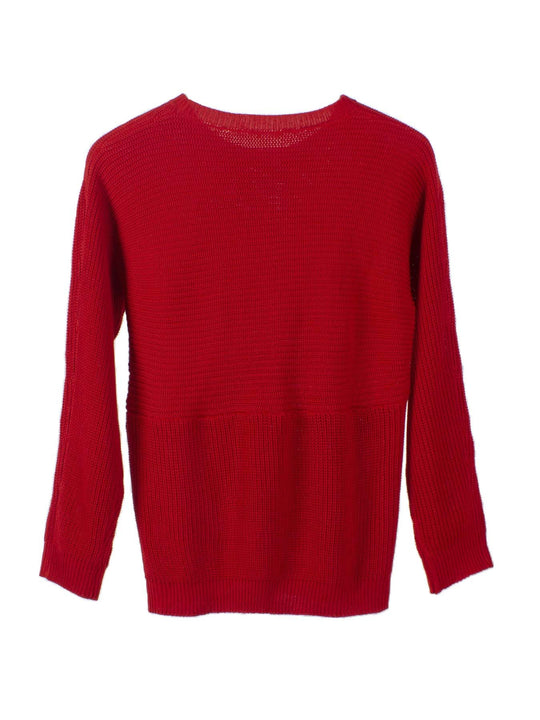 Damen Grobstrickpullover mit lässigem Schnitt und strukturierter Maschenoptik EB